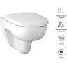 Комплект инсталляции c подвесным унитазом GEBERIT RENOVA 500,124.TC.R